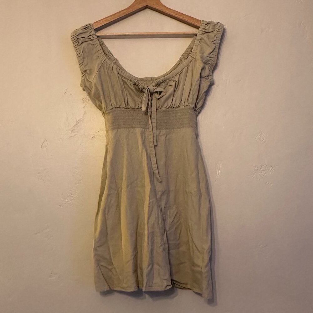Vintage Havana Tan Mini Dress Size Small